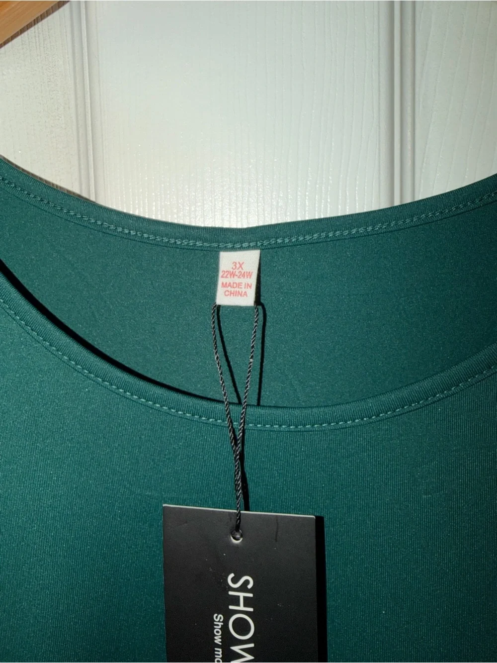Sleeveless Midi Dress in Deep Teal Size 3X. NWT - Picture 3 of 5